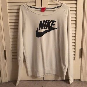 White Nike Crewneck